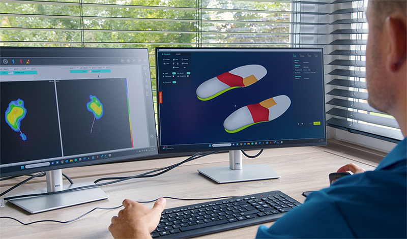 3D Scan design with lutraCAD Software by podiatrist