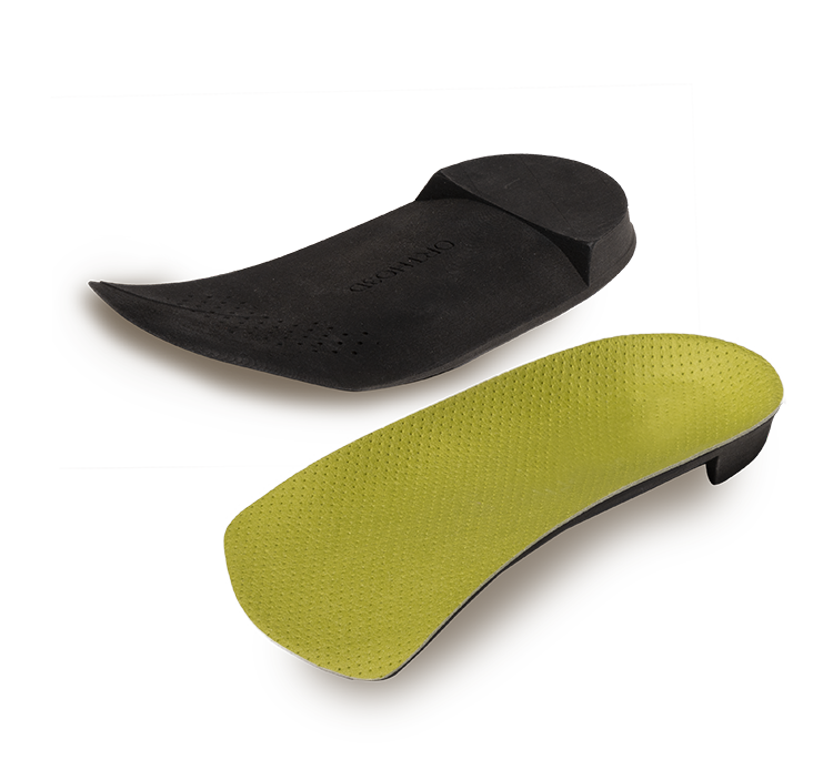 Rigid shell insoles examples