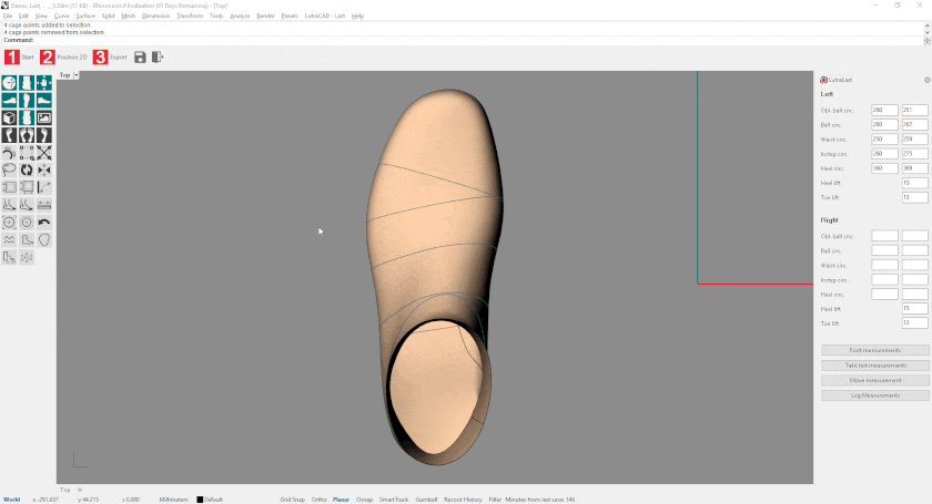 Select the correct object and start bounding box