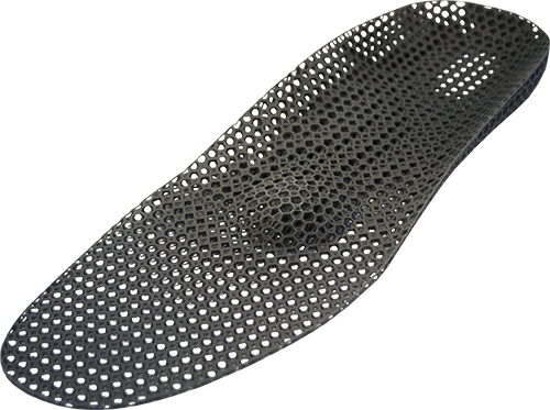 MJF TPU printed insole with a lattice structure